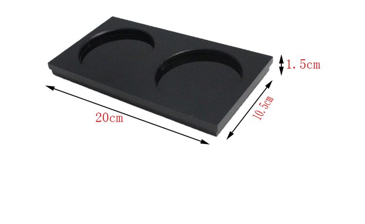 Práctico de costa de acrílico negro 5.jpg Black acrylic coaster 5.jpg