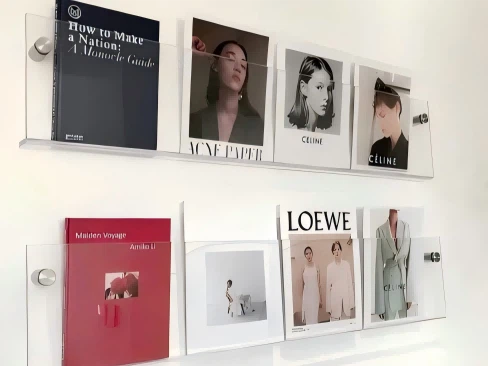 Book Store Acrylic Shelf Configuration Book Store Acrylic Shelf Configuration