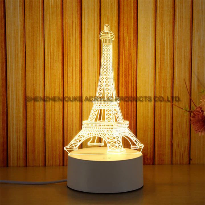 Custom Transparent Indoor Led Panel Display Led Light Display Acrylic Led Sign