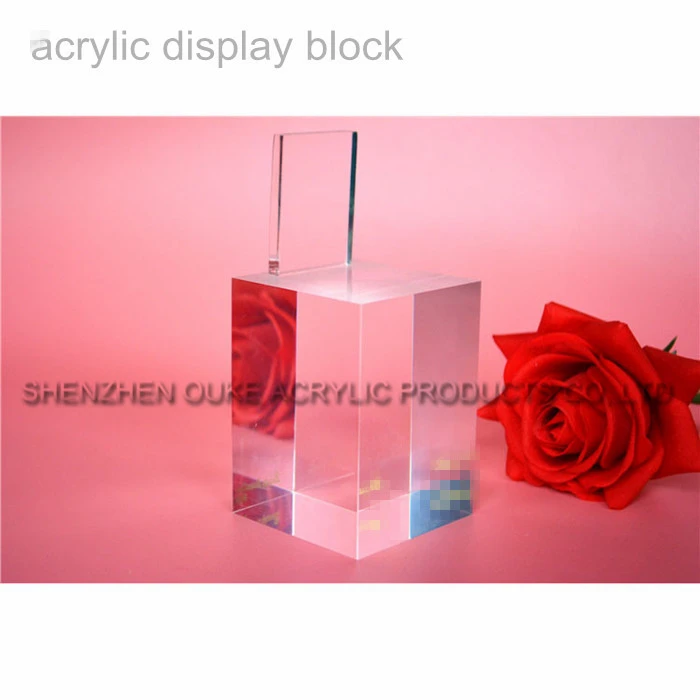 Bloques de cubos de acrílico moderno pantalla transparente ladrillo