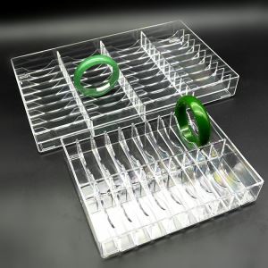 Hecho en la pequeña bandeja de servicio de Lucite de la bandeja de servicio de China