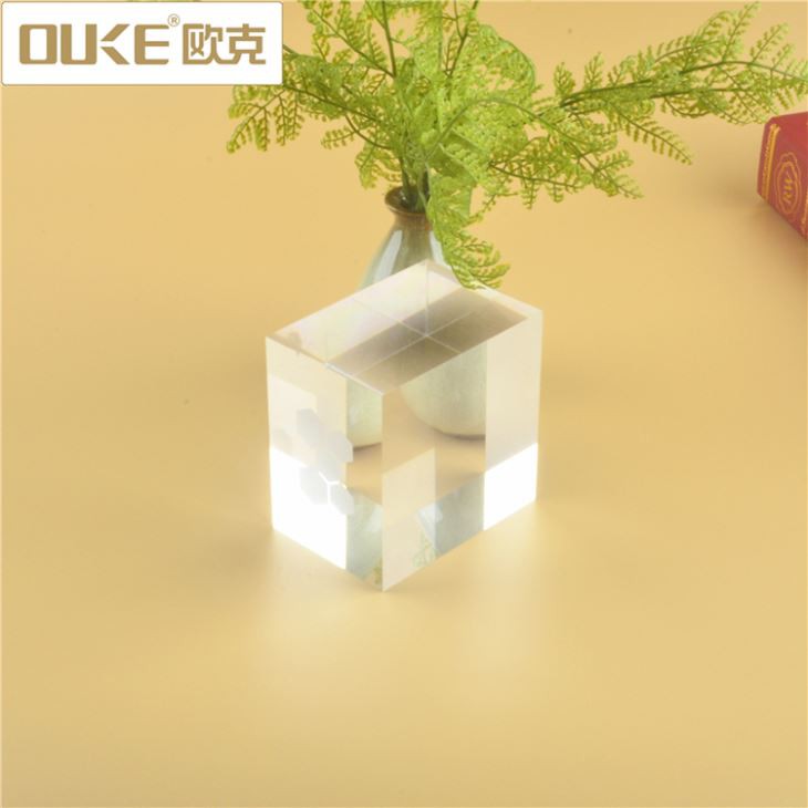 Crystal Cube Transparent Acrylic Stamp Block