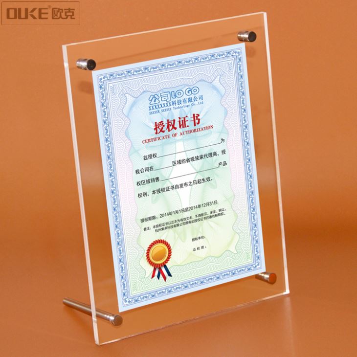 New Design Table Top Acrylic Picture Frame