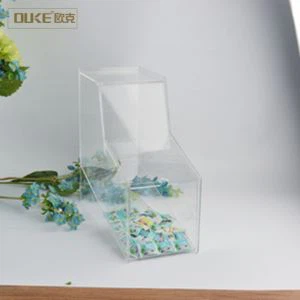 Caja de dulces de acrílico conveniente grande de alta calidad