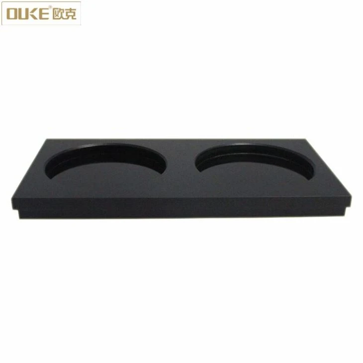 Wholesale PMMA Black Acrylic Tea Coaster