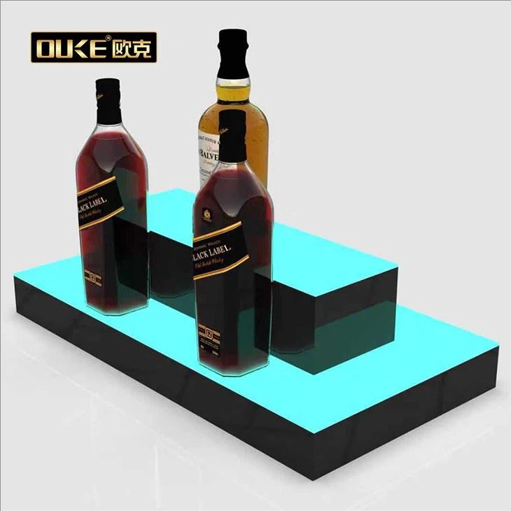 Acrylic Wine Rack With Led Light