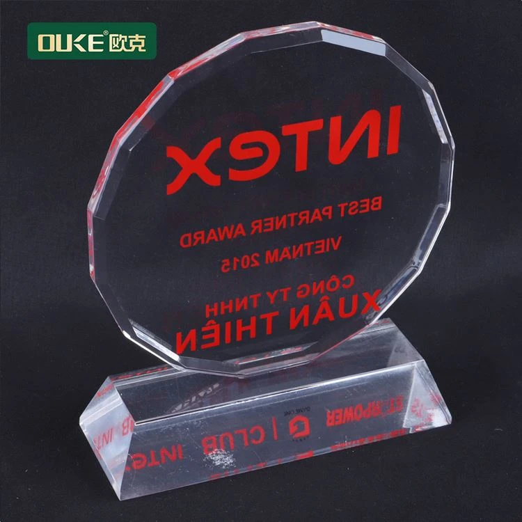 Nuevo tipo de trofeo acrílico