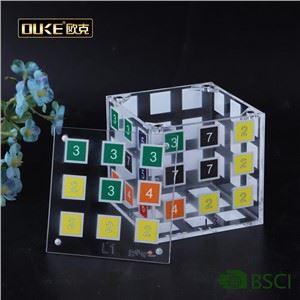Cuadro de visualización de colores acrílicos de impresión UV